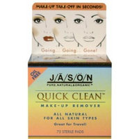 JASON NATURAL PRODUCTS, Quick Clean Makeup Remover - 75 pads ( Multi-Pack)