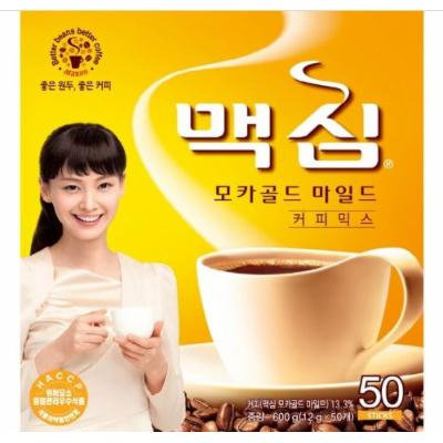 MAXIM Mocha Gold Instant Coffee Mix - 50 Sticks