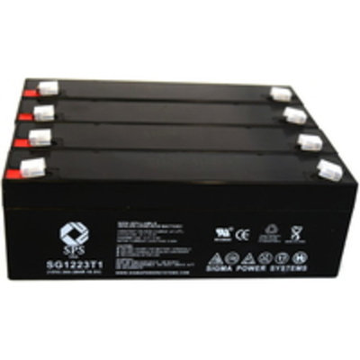 SPS Brand 12V 2.3 Ah Replacement Battery for Siemens 300 (4 pack)