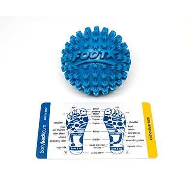 Foot Star 2 Inch Massage Ball Plantar Fasciitis Foot Massager & Travel Accessories for Myofascial Tension Release, Trigger Point Therapy, Stress & Pain Relief in...