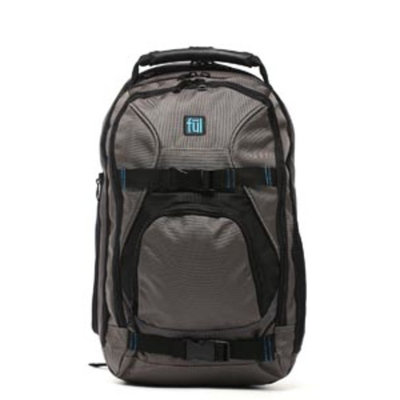 FUL Alleyway Wild Fire Backpack - TITANIUM/ BLACK - OS BD5272