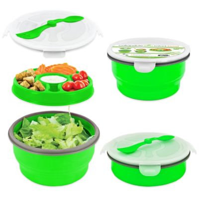 SmartPlanet Eco Collapsible Salad Bowl Deluxe Meal Kit