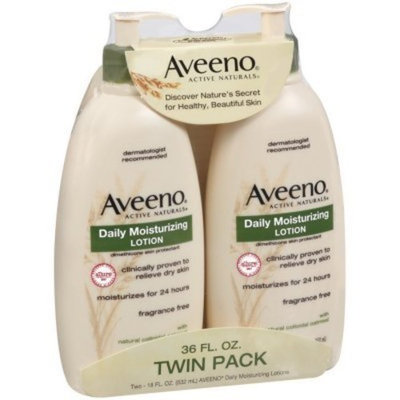 Aveeno Daily Moisturizing Lotion Twin Set - 18 oz (2 PACK) Body Care / Beauty Care / Bodycare / BeautyCare