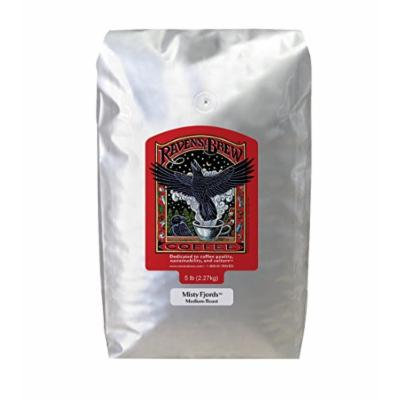 Raven's Brew Auto Drip Grind Misty Fjords, Medium Roast 5-Pound Bag