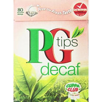 PG Tips Decaf 80 Ct Tea Bags - 4 Pack