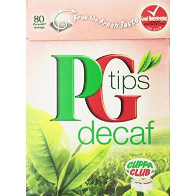 PG Tips Decaf 80 Ct Tea Bags - 4 Pack