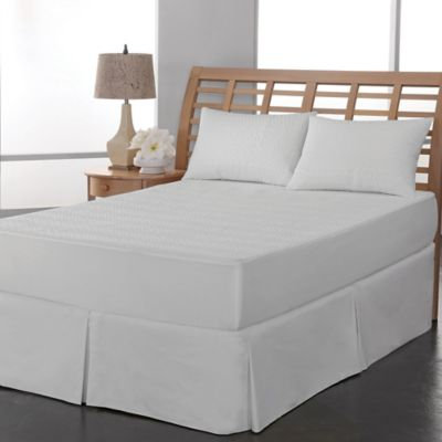 Therapedic® Peva Leaf Waterproof Mattress Pad in White
