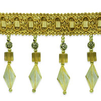 Expo International, Inc Expo 5 yards of Anika Cube / Diamond Beaded Fringe Trim