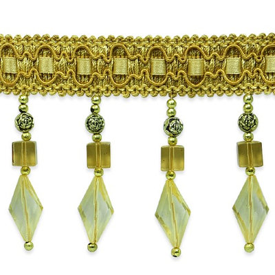 Expo International, Inc Expo 5 yards of Anika Cube / Diamond Beaded Fringe Trim