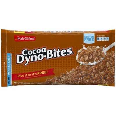 Malt-O-Meal Gluten Free Breakfast Cereal, Cocoa Dyno-Bites, 40 Oz, Bag