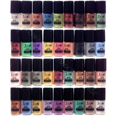 J.cat Beauty Mineral Base Loose Powder Shimmery Eye Shadow Pigment 36 Colors