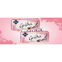 2 Boxes of Fazer Geisha Milk Chocolate with Hazelnut Filling 700g 25 Oz Finland
