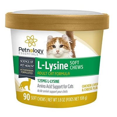 Petnology Cat L-Lysine Soft Chews, 90 Count