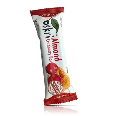 Oskri Cranberry Almond Snack Bars - 53g - 5 Pack