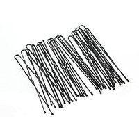 Hair Pins Black Waved Bun Pins Longer Length 7cm Classic Hair Accessory Hair Slides Grips Perfect for Buns Up-Dos and More