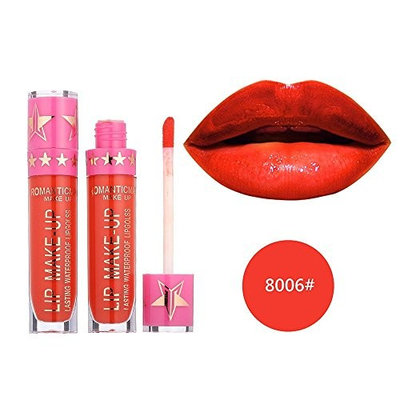 Romantic May Lipstick Waterproof Long Lasting Matte Liquid Lipstick Cosmetic B