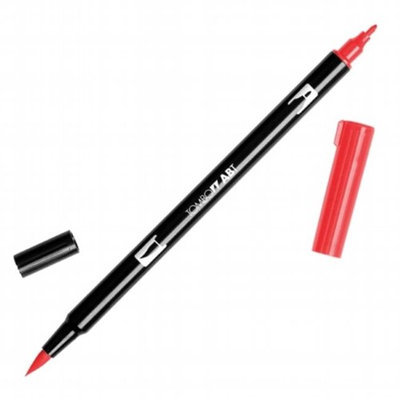 Tombow Dual Brush Marker Open Stock-856 Chinese Red