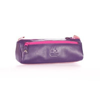 Visconti RB61 Leather Small Makeup Cosmetic Bag / Pencil Case/ Brush or Toiletry Case / Supply Holder