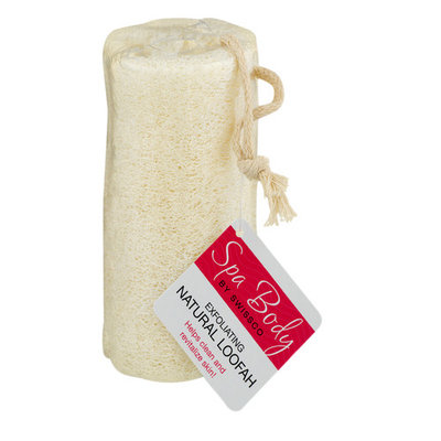 Swissco Spa Body Exfoliating Natural Loofah, 1.0 CT