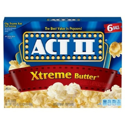 Act Ii Extreme Butter Microwave Popcorn - 16.5oz