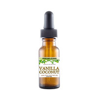 Vanilla Coconut Oil in a 15ml Amber Glass Dropper Bottle. Premium Grade Concentrated Vanilla Coconut Fragrance Oil used for Soap Making, Burners, Diffuser, Candle Making, Car Freshener, Perfume Making