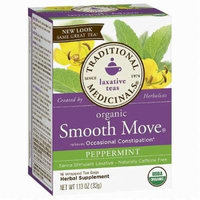 Traditional Medicinal's Peppermint Smooth Move 16 Ct (pack of 3)