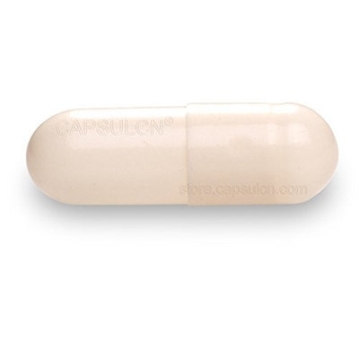 CapsulCN. Empty Gel Caps Empty Gelatin Capsules, 20,000pcs, Size 2,White ,Joined