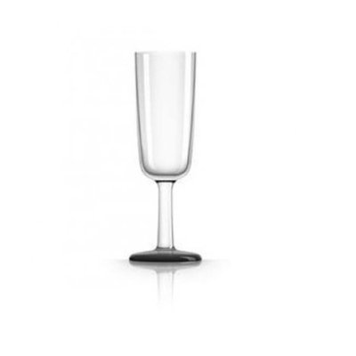 Marc Newson PM823 Flute Glass Nonslip Base Black