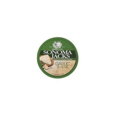 SONOMA JACKS CHEESE WDG GARLIC & HERB, 4 OZ