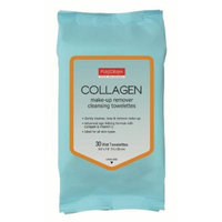 Purederm Makeup Remover Cleansing Towelettes (30 Towelettes Per Pack) (Collagen, 10 packs)