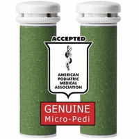Emjoi Micro-Pedi Refill Rollers (Pack of 2, Xtreme Coarse)