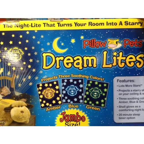 Jumbo Size,dream Lites Pillow Pets Projects in Three Coothing