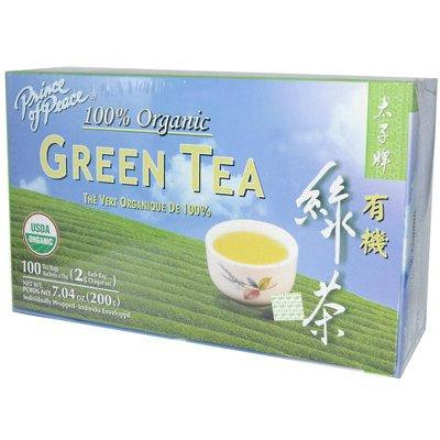 Prince Of Peace Organic Green Tea - 100 Tea Bags - Pack Of 1
