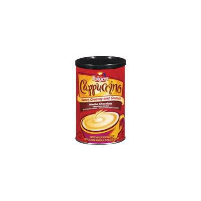 Folgers Mocha Chocolate Cappuccino Coffee Mix, 16 oz(Pack of 4)