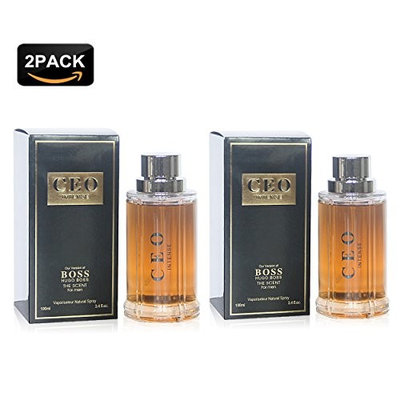 CEO INTENSE,3.4 fl.oz. Eau de Parfum Spray for Men, Perfect Gift (Package of 2)