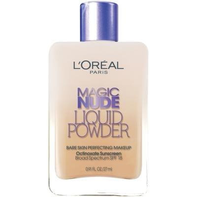 L'Oreal Paris Magic Nude Liquid Powder Makeup Foundation - Natural Beige (Pack of 2)