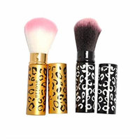 Stella Cosmetic 12 Pcs Soft Retractable Face Makeup Brush With Cap
