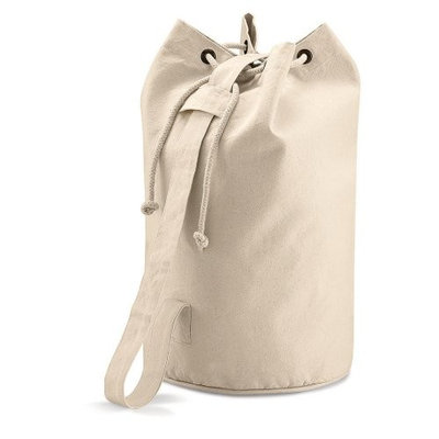 Quadra Unisex Adults Canvas Cotton Shoulder Strap Duffle Bag One Size