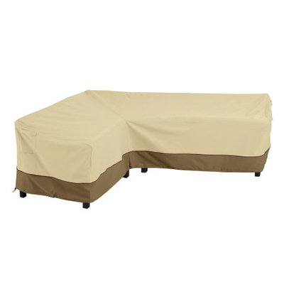 Classic Car Accessories Classic Accessories Verandaâ ¢ Patio Left L-Shape Sectional Lounge Set Cover - Durable and Water Resistant Outdoor Furniture Cover (55-881-011501-00)
