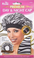Ms Remi Premium Zebra Print Day & Night Satin Cap