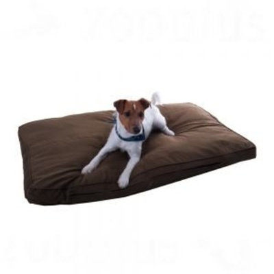 Comfortable Dog Mattress With Removable, Dark Brown Cover With Soft Stuffing - Perfect Place For Your Dog To Stretch Out And Snooze By eCommerce Excellence (Approx. 104 x 68 x 8 cm (L x W x H))