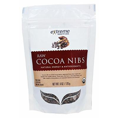Extreme Health USA Organic RAW Cocoa Nibs -- 6 oz