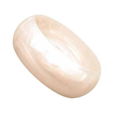 MilkDaze Teething Jewelry - Lola Bangle - Metallic Cream