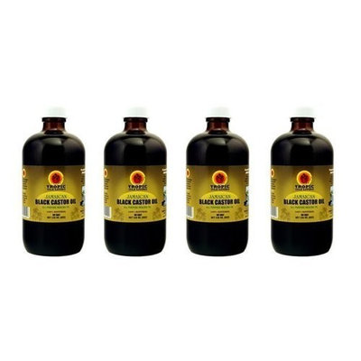 Jamaican Black Castor Oil 8 oz (Pack of 4)