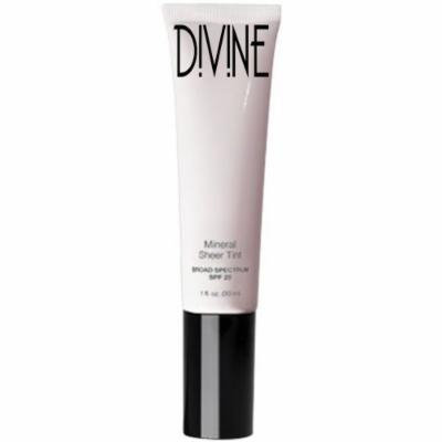 Divine Skin & Cosmetics - Light Weight, Full Coverage Mineral Sheer Tint Foundation with Spf20 - Deep