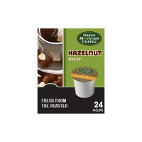 Green Mountain HAZELNUT DECAF Flavored Coffee 5 Boxes of 24 K-Cups
