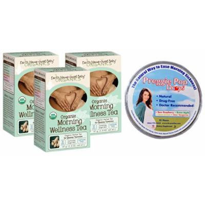 Earth Mama Angel Baby Organic Morning Wellness Tea (48 Count) with Preggie Pop