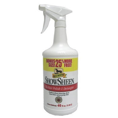 W.F. Young, Inc Showsheen Polish and Detangler, 40 oz