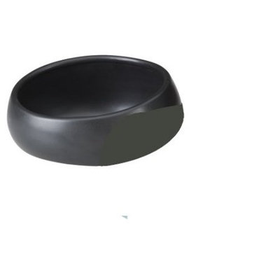 Ethical Stoneware Dish Ventura Dog Dish 7 In Black