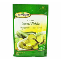 Mrs. Wages Sweet Pickle Canning Seasoning Mix, 5.3 Oz. Pouch (Pack of 4)